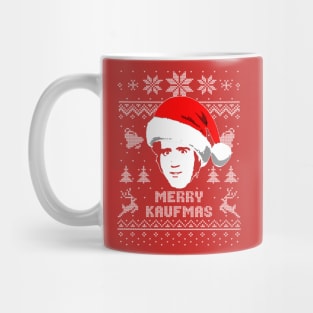 Andy Kaufman Merry Kaufmas Mug